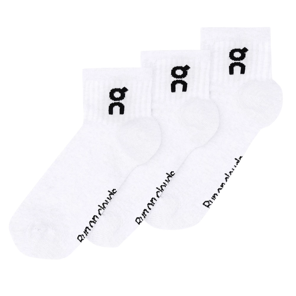 Sigma Sports On Running Triple Pack Logo Socks Mid | Discount Codes available, easy returns, up to £25 off with Newsletter Signup, FREE Postage over £60