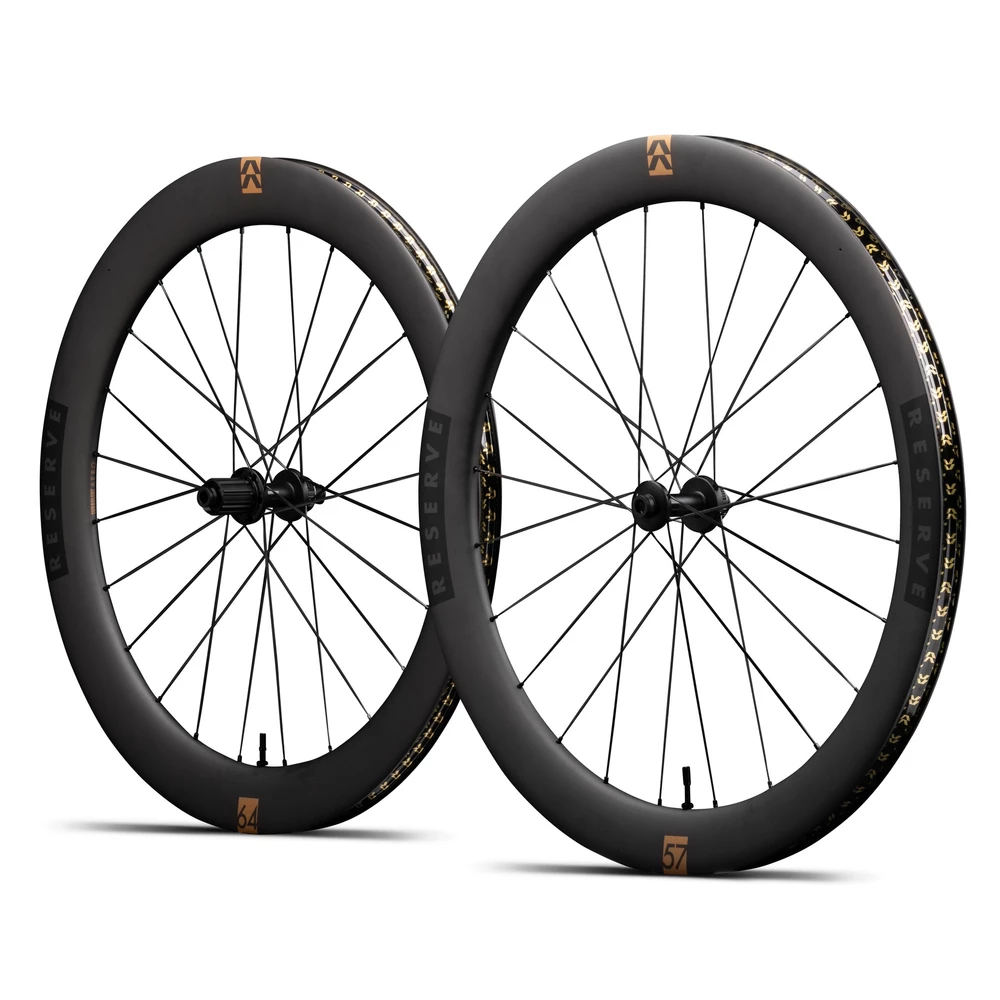 Sigma Sports Reserve 57/64 Turbulent Aero DT 180 DC Disc Wheelset | Discount Codes available, easy returns, up to £25 off with Newsletter Signup, FREE Postage over £60