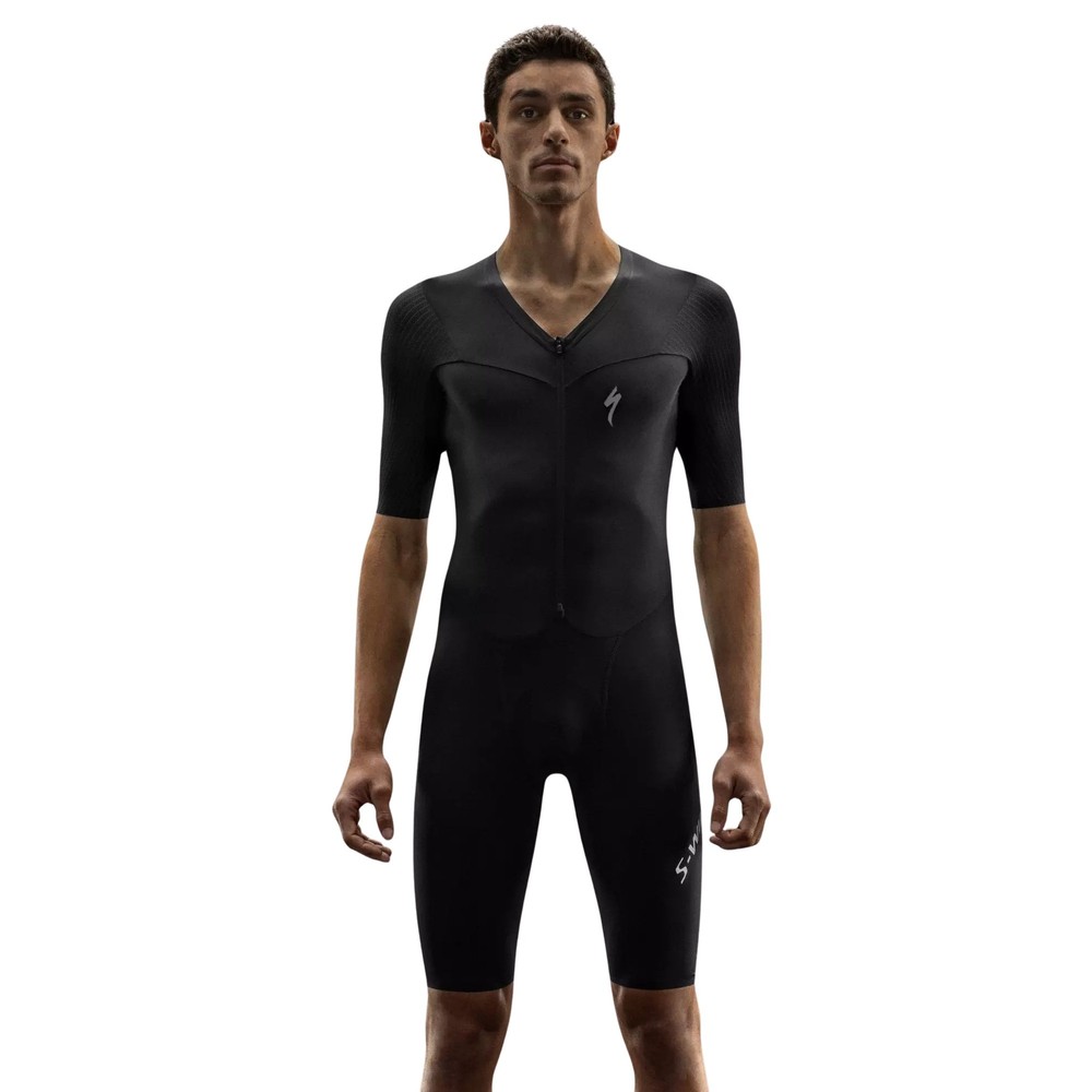Sigma Sports Specialized S-Works Aero Short Sleeve Skinsuit | Discount Codes available, easy returns, up to £25 off with Newsletter Signup, FREE Postage over £60