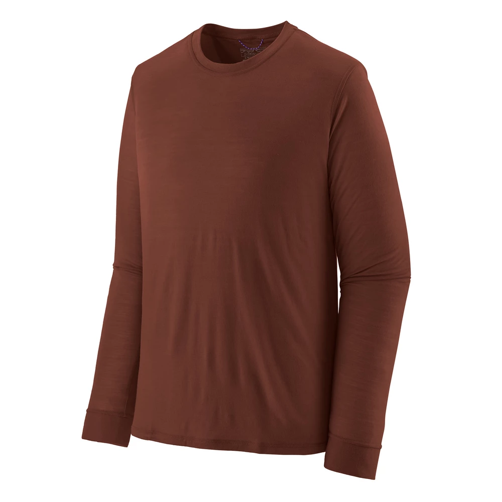 Sigma Sports Patagonia Capilene Cool Merino Blend Long-Sleeved Shirt | Discount Codes available, easy returns, up to £25 off with Newsletter Signup, FREE Postage over £60