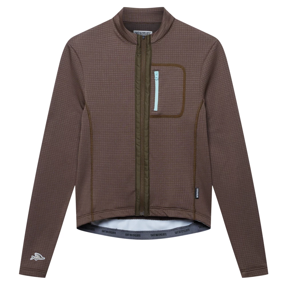 Café du Cycliste Solange Fleece Long Sleeve Jersey | Sigma Sports