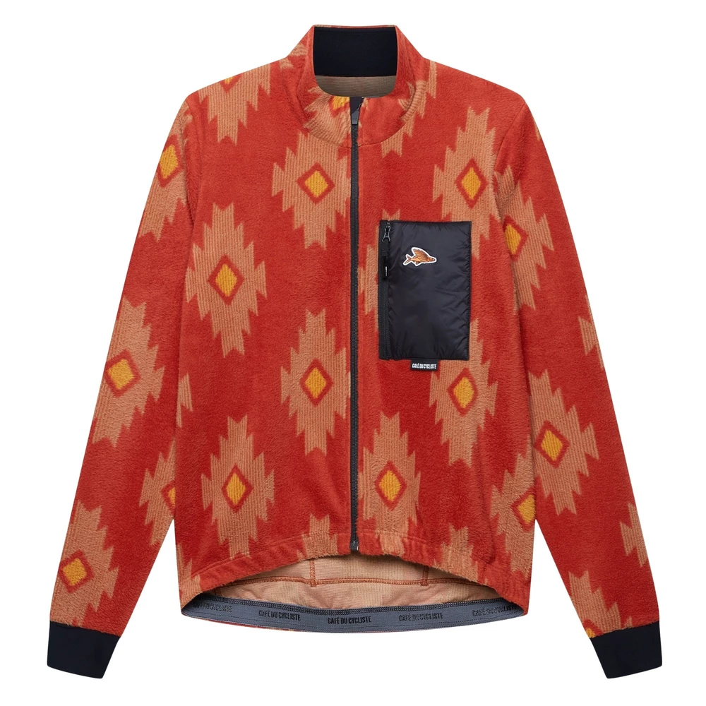 Sigma Sports Café du Cycliste Solange Fleece Long Sleeve Jersey | Discount Codes available, easy returns, up to £25 off with Newsletter Signup, FREE Postage over £60