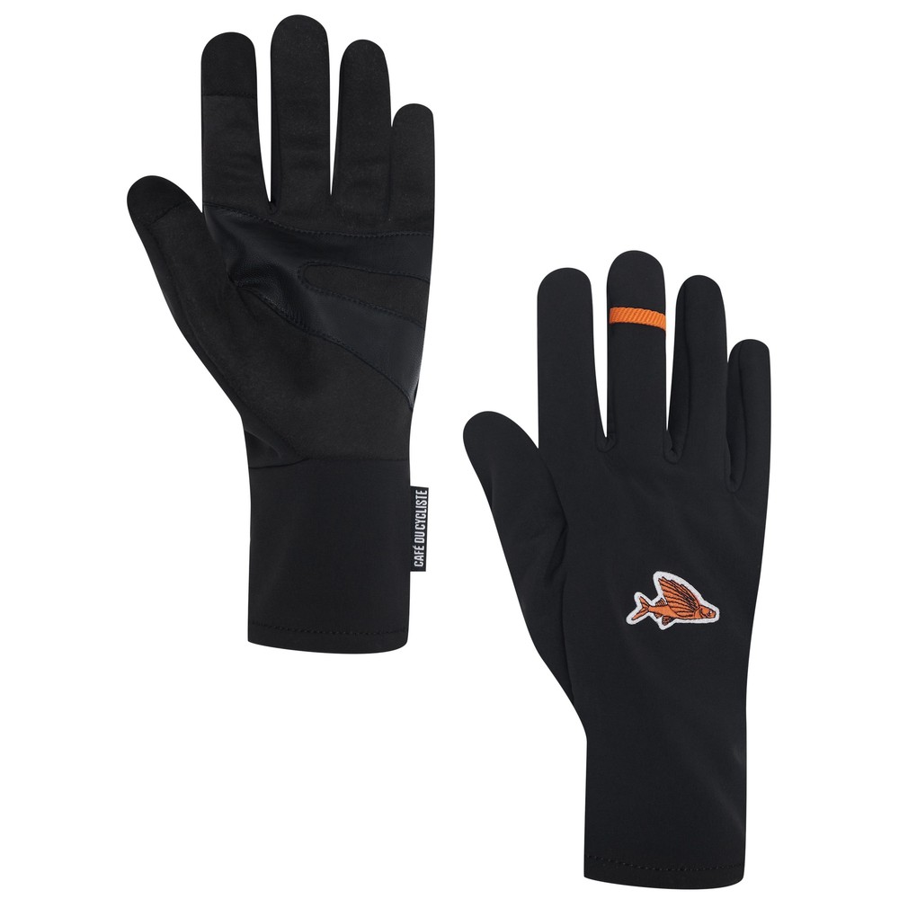 Sigma Sports Café du Cycliste Softshell Gloves | Discount Codes available, easy returns, up to £25 off with Newsletter Signup, FREE Postage over £60