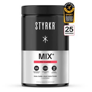 Styrkr MIX+ Dual-Carb & Electrolyte Mix Tub (25 Servings)