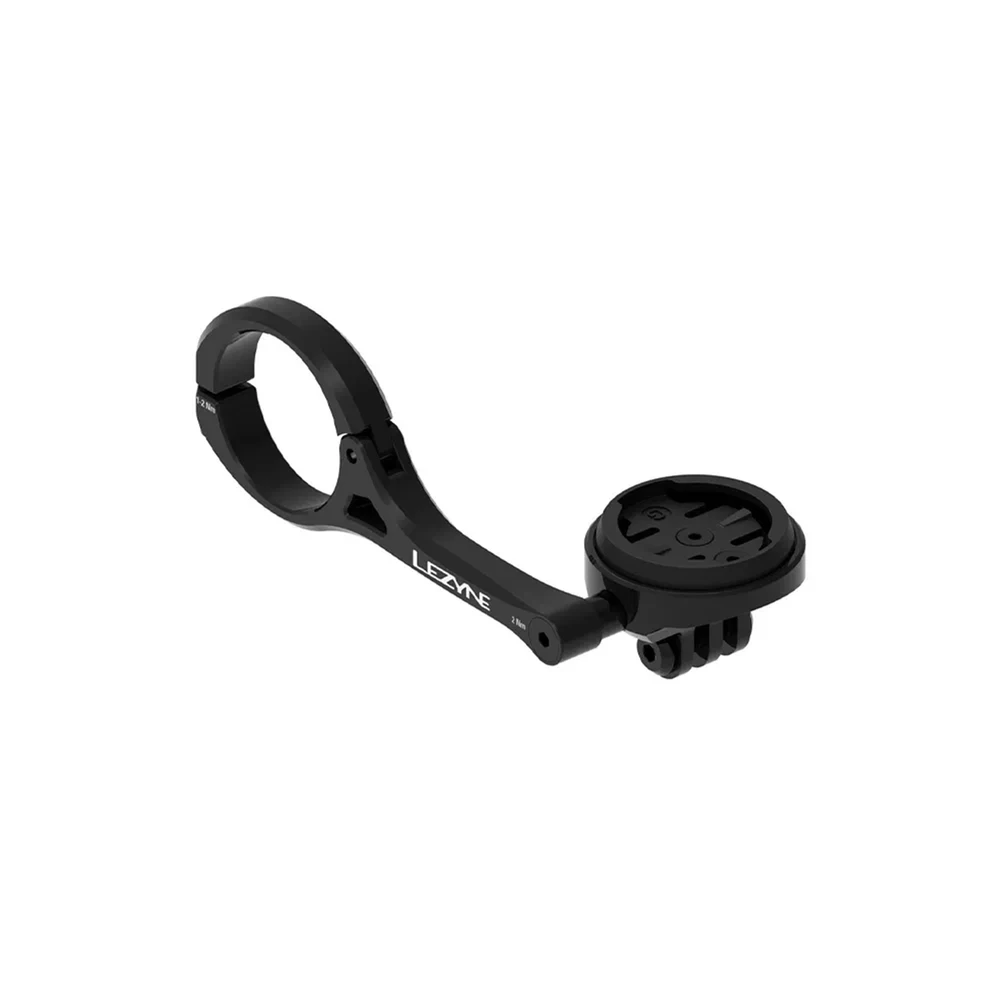 Sigma Sports Lezyne Garmin/Wahoo GPS Forward Mount with GoPro | Discount Codes available, easy returns, up to £25 off with Newsletter Signup, FREE Postage over £60