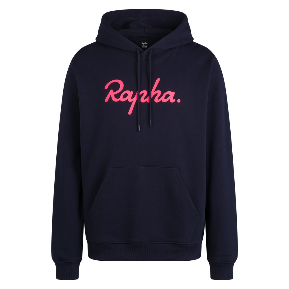Sigma Sports Rapha Heavyweight Cotton Large Logo Hoodie | Discount Codes available, easy returns, up to £25 off with Newsletter Signup, FREE Postage over £60