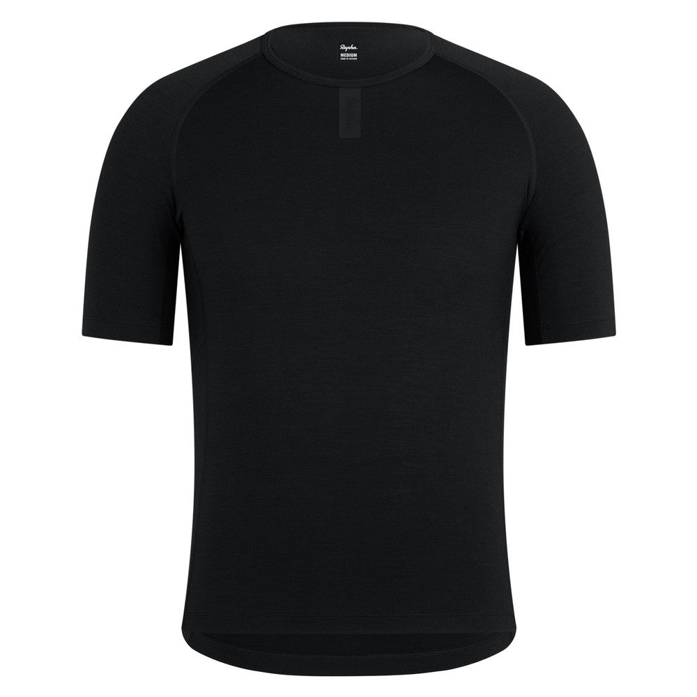 Sigma Sports Rapha Short Sleeve Merino Base Layer | Discount Codes available, easy returns, up to £25 off with Newsletter Signup, FREE Postage over £60