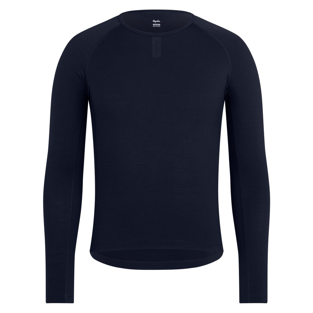 Sigma Sports Rapha Long Sleeve Merino Base Layer | Discount Codes available, easy returns, up to £25 off with Newsletter Signup, FREE Postage over £60