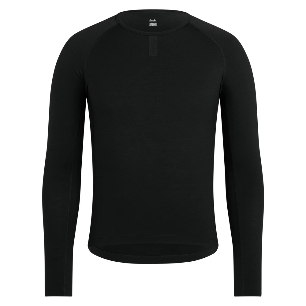 Sigma Sports Rapha Long Sleeve Merino Base Layer | Discount Codes available, easy returns, up to £25 off with Newsletter Signup, FREE Postage over £60