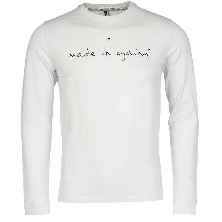 Sigma Sports Assos Made in Cycling Long Sleeve T-Shirt | Discount Codes available, easy returns, up to £25 off with Newsletter Signup, FREE Postage over £60