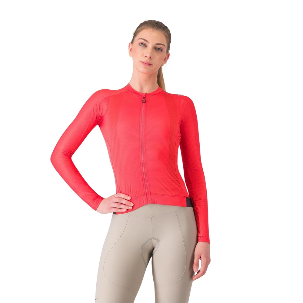 Sigma Sports Castelli Women's Espresso Long Sleeve Jersey | Discount Codes available, easy returns, up to £25 off with Newsletter Signup, FREE Postage over £60