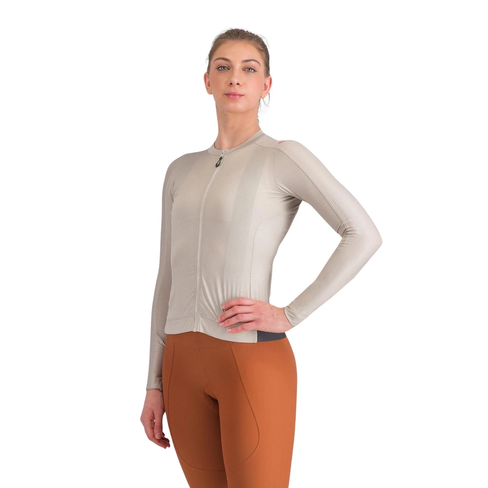 Sigma Sports Castelli Women's Espresso Long Sleeve Jersey | Discount Codes available, easy returns, up to £25 off with Newsletter Signup, FREE Postage over £60