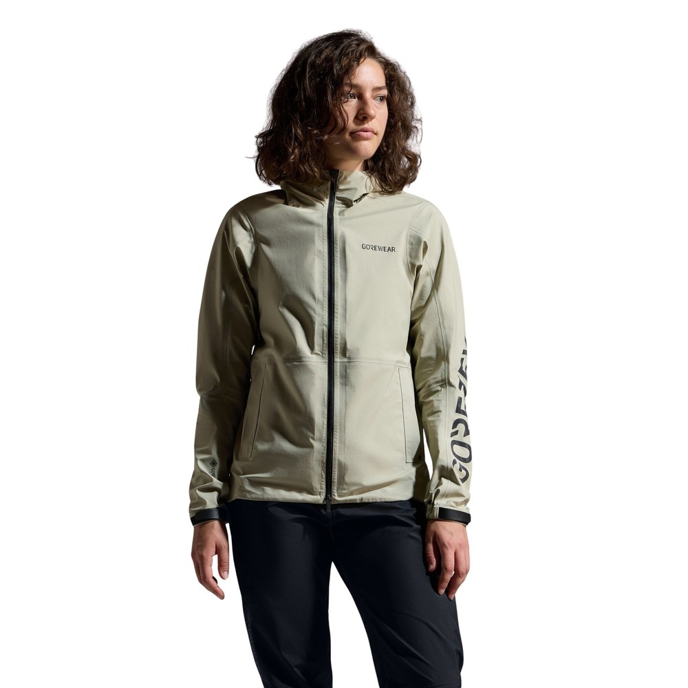 Sigma Sports GOREWEAR Women's Lupra Gore-Tex Hooded Logo Jacket | Discount Codes available, easy returns, up to £25 off with Newsletter Signup, FREE Postage over £60