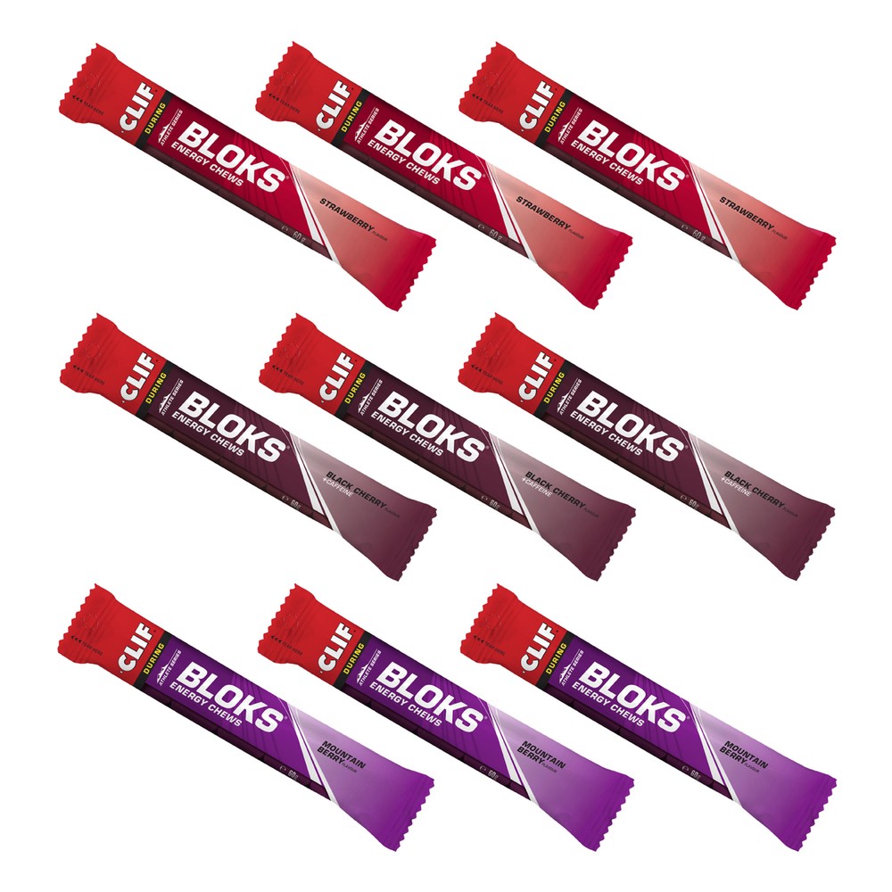 Sigma Sports Clif Bar Bloks Box 9 x 60g | Discount Codes available, easy returns, up to £25 off with Newsletter Signup, FREE Postage over £60