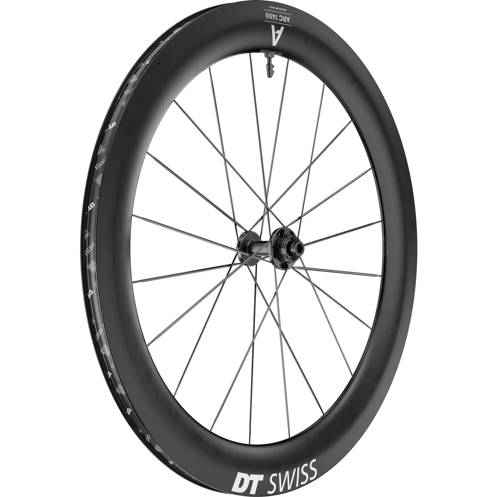 Sigma Sports DT Swiss ARC 1400 DICUT 65 Front Wheel | Discount Codes available, easy returns, up to £25 off with Newsletter Signup, FREE Postage over £60