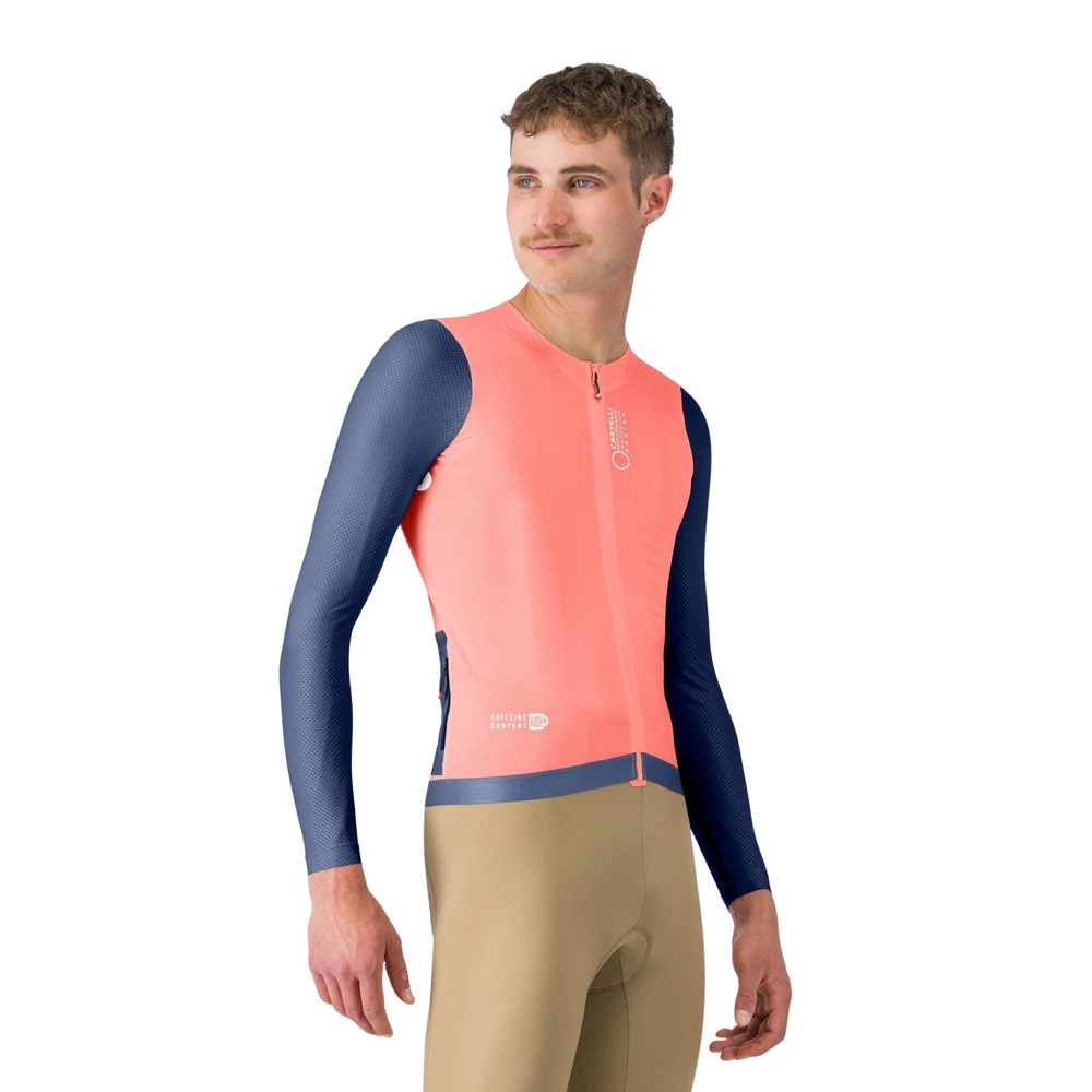 Sigma Sports Castelli Corretto Long Sleeve Jersey | Discount Codes available, easy returns, up to £25 off with Newsletter Signup, FREE Postage over £60