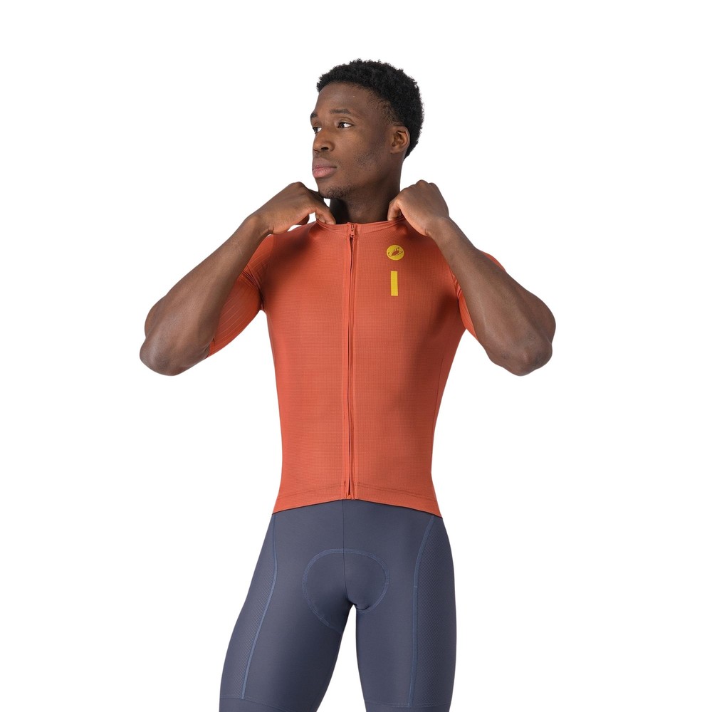 Castelli Drittone Logo Men's Short Sleeve Cycling Jersey