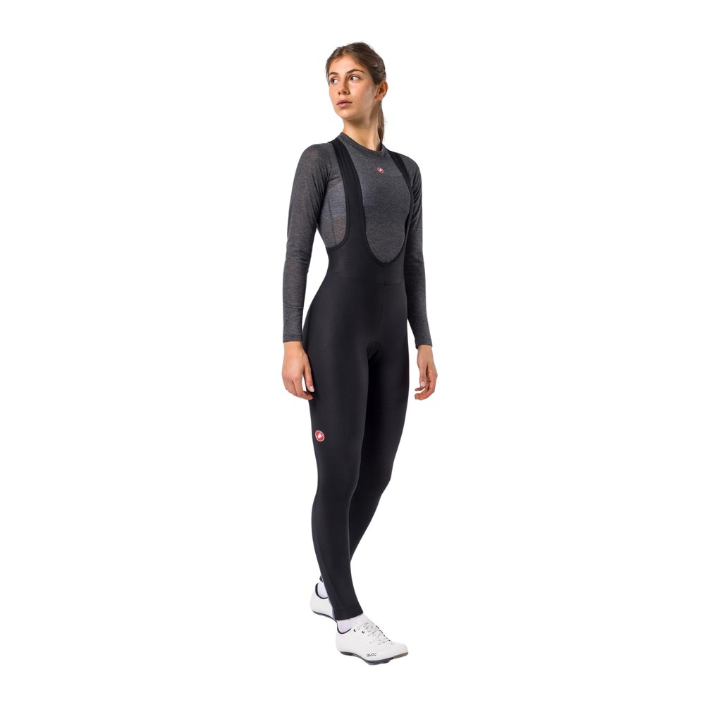 Sigma Sports Castelli Women's Explore Velocissimo Thermal Bib Tights | Discount Codes available, easy returns, up to £25 off with Newsletter Signup, FREE Postage over £60