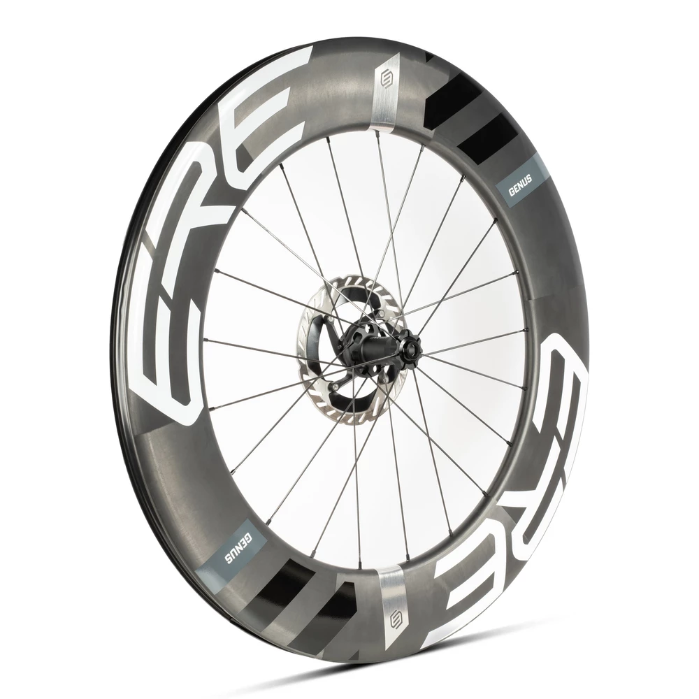 Sigma Sports Ere Research Genus AE92-D Carbon Disc TT Front Wheel | Discount Codes available, easy returns, up to £25 off with Newsletter Signup, FREE Postage over £60
