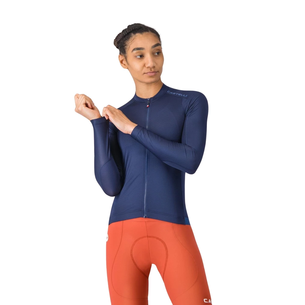 Sigma Sports Castelli Women's Espresso 2 Long Sleeve Jersey | Discount Codes available, easy returns, up to £25 off with Newsletter Signup, FREE Postage over £60