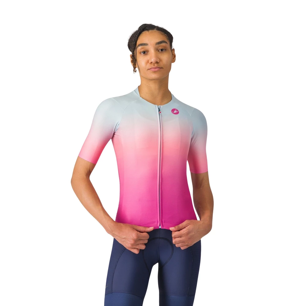 Sigma Sports Castelli Women's UPF Short Sleeve Jersey | Discount Codes available, easy returns, up to £25 off with Newsletter Signup, FREE Postage over £60