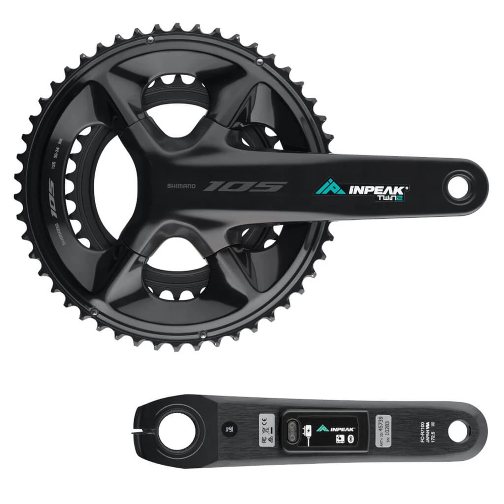 Sigma Sports INPEAK TWiN2 105 R7100 Dual Power Meter Chainset | Discount Codes available, easy returns, up to £25 off with Newsletter Signup, FREE Postage over £60