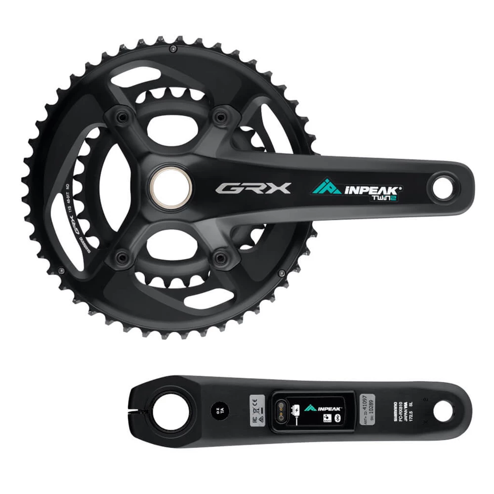 Sigma Sports INPEAK TWiN2 GRX RX820 Dual Power Meter Chainset | Discount Codes available, easy returns, up to £25 off with Newsletter Signup, FREE Postage over £60