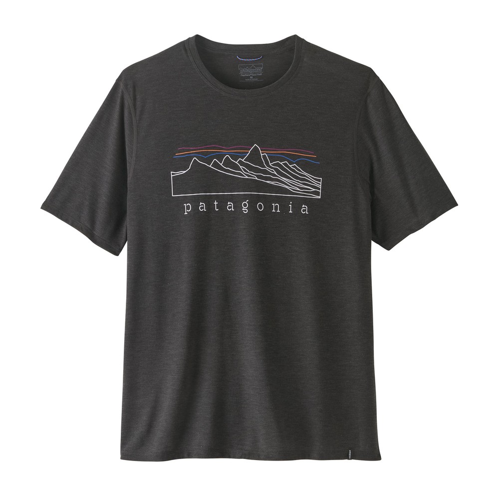 Patagonia Capilene Cool Trail T-Shirt - Stratapeaks Print