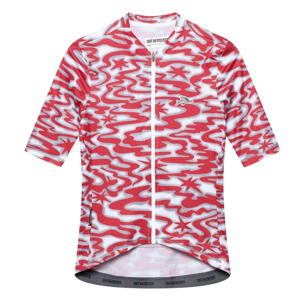 Sigma Sports Café du Cycliste Women's LAURETTE Short Sleeve Jersey - Print | Discount Codes available, easy returns, up to £25 off with Newsletter Signup, FREE Postage over £60