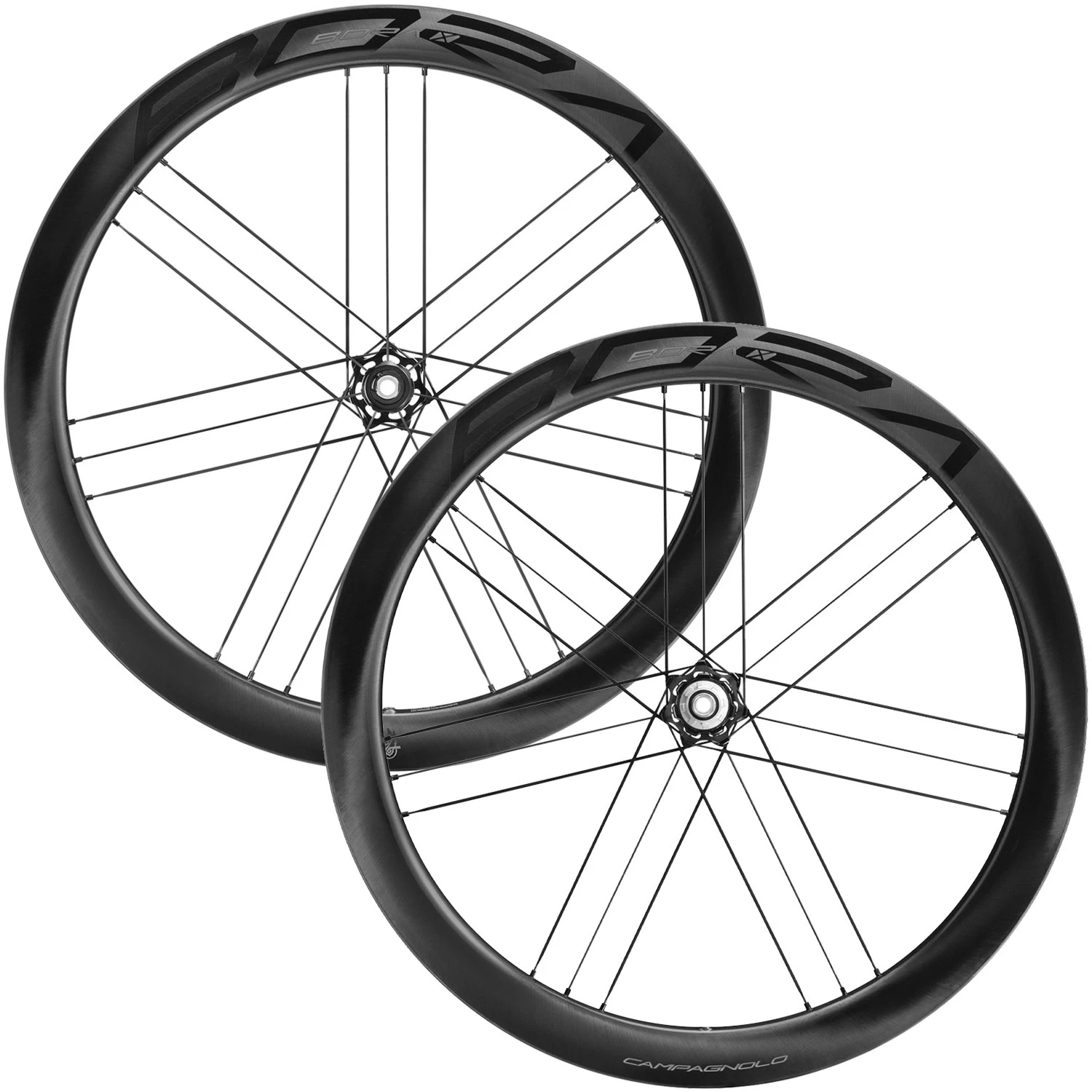 Campagnolo Bora 完組ホイール 700C Campagnolo Bora One 50 Bolt-Thru AFS Disc Brake Wheelset, Bright パーツ