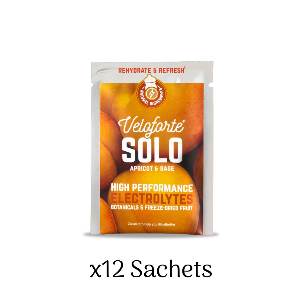 Sigma Sports Veloforte Solo Hydration Sachet Box of 12 x 7g | Discount Codes available, easy returns, up to £25 off with Newsletter Signup, FREE Postage over £60