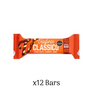 Veloforte Natural Energy Bar Box Of 12 X 62g Bars