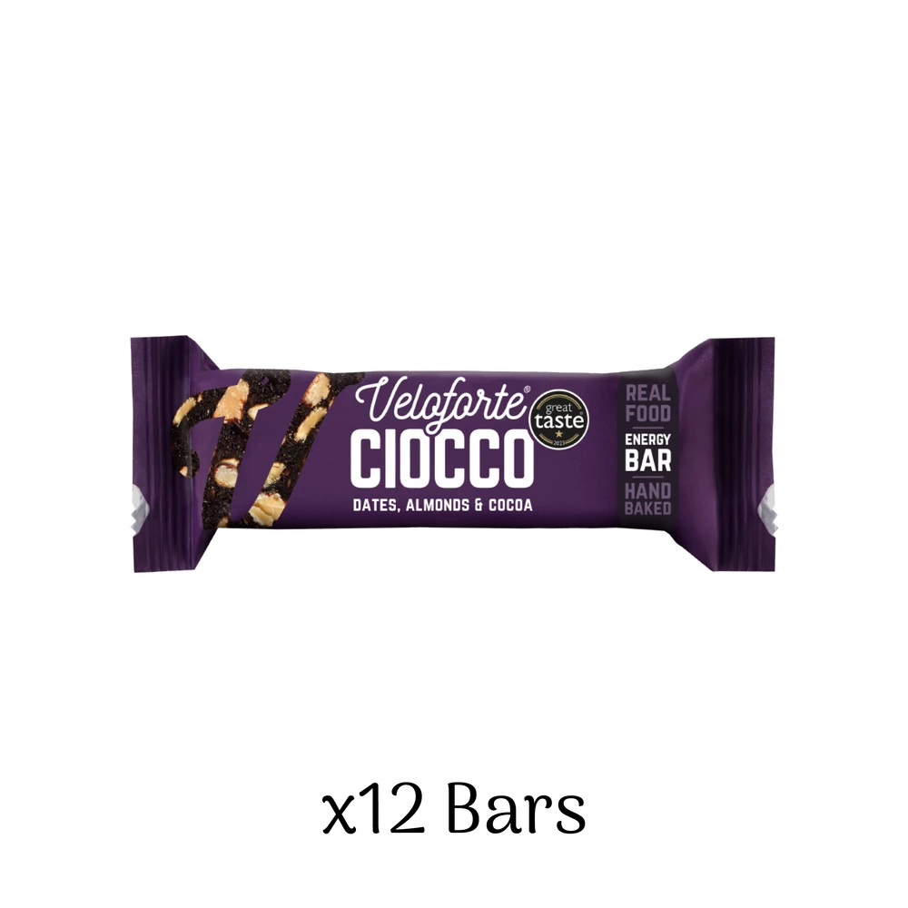 Sigma Sports Veloforte Natural Energy Bar Box of 12 x 62g Bars | Discount Codes available, easy returns, up to £25 off with Newsletter Signup, FREE Postage over £60