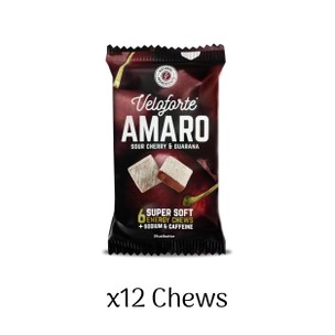Veloforte Amaro Cubos Energy Chews With Caffeine Box Of 12