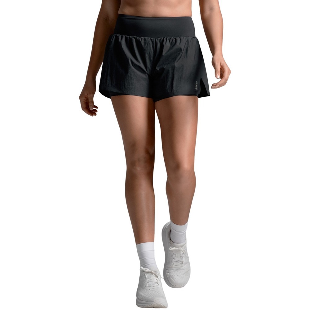 2XU Women's Aero Hi-Rise 2-in-1 3-Inch Shorts