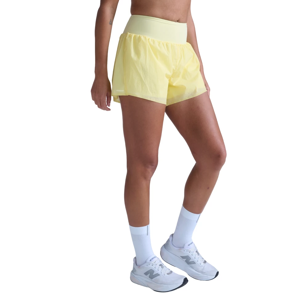 Sigma Sports 2XU Women's Aero Hi-Rise 2-in-1 3-Inch Shorts | Discount Codes available, easy returns, up to £25 off with Newsletter Signup, FREE Postage over £60