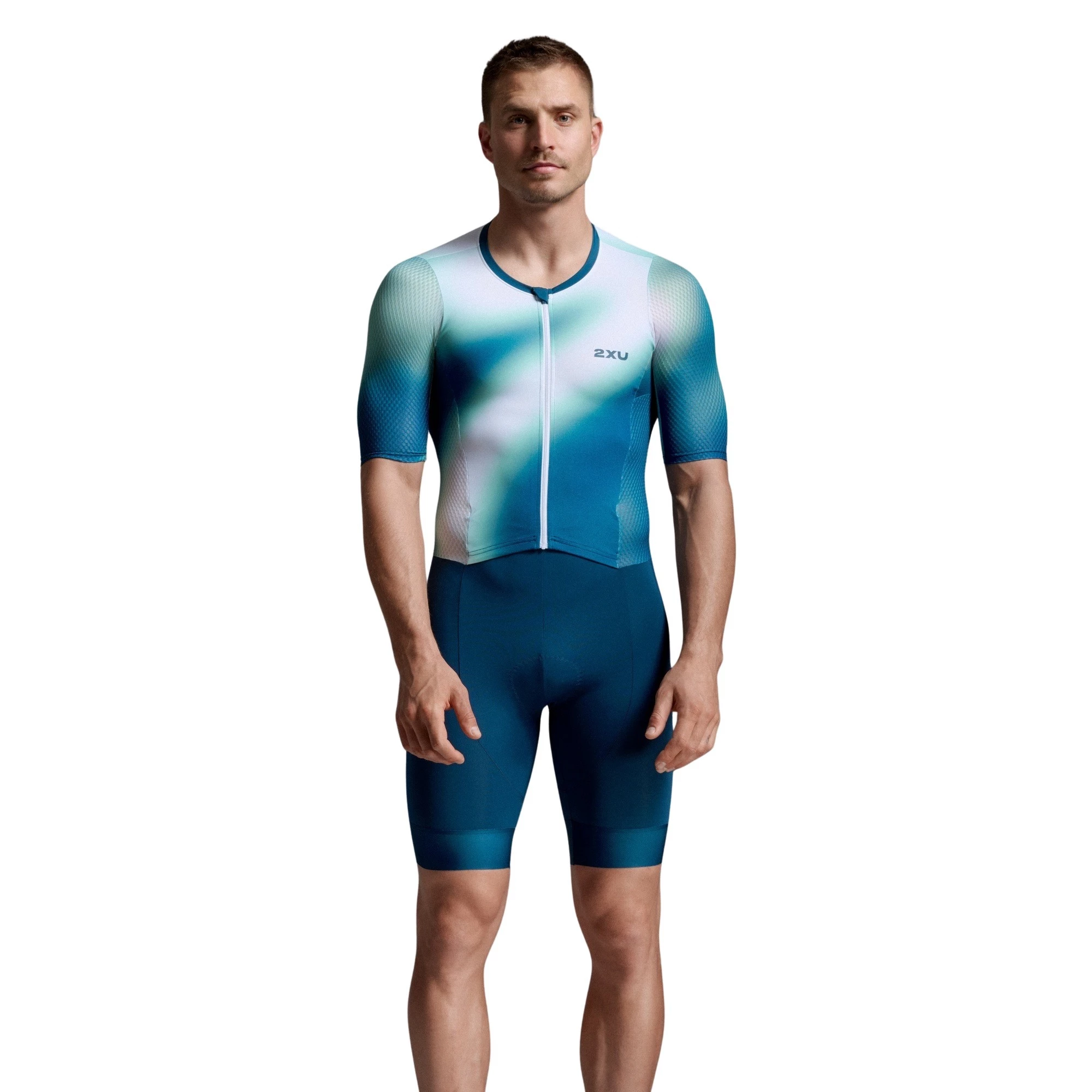2XU Aero Hex Short Sleeved Trisuit | Sigma Sports
