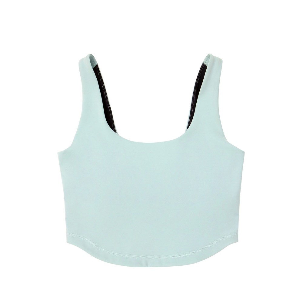 Ciele TRNTankBra Women's Sports Crop Top With Built In Bra