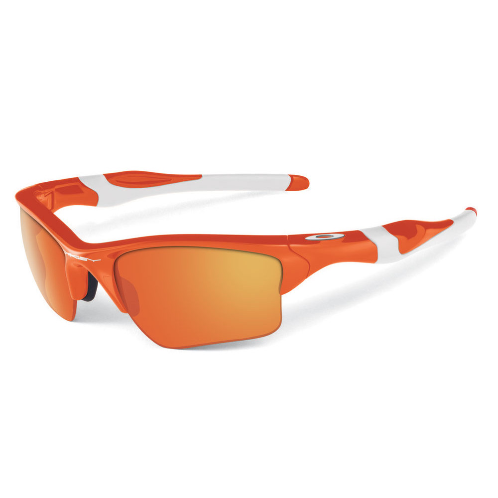Oakley Half Jacket 2.0 XL Glasses Blood Orange Frame Fire Iridium Lens