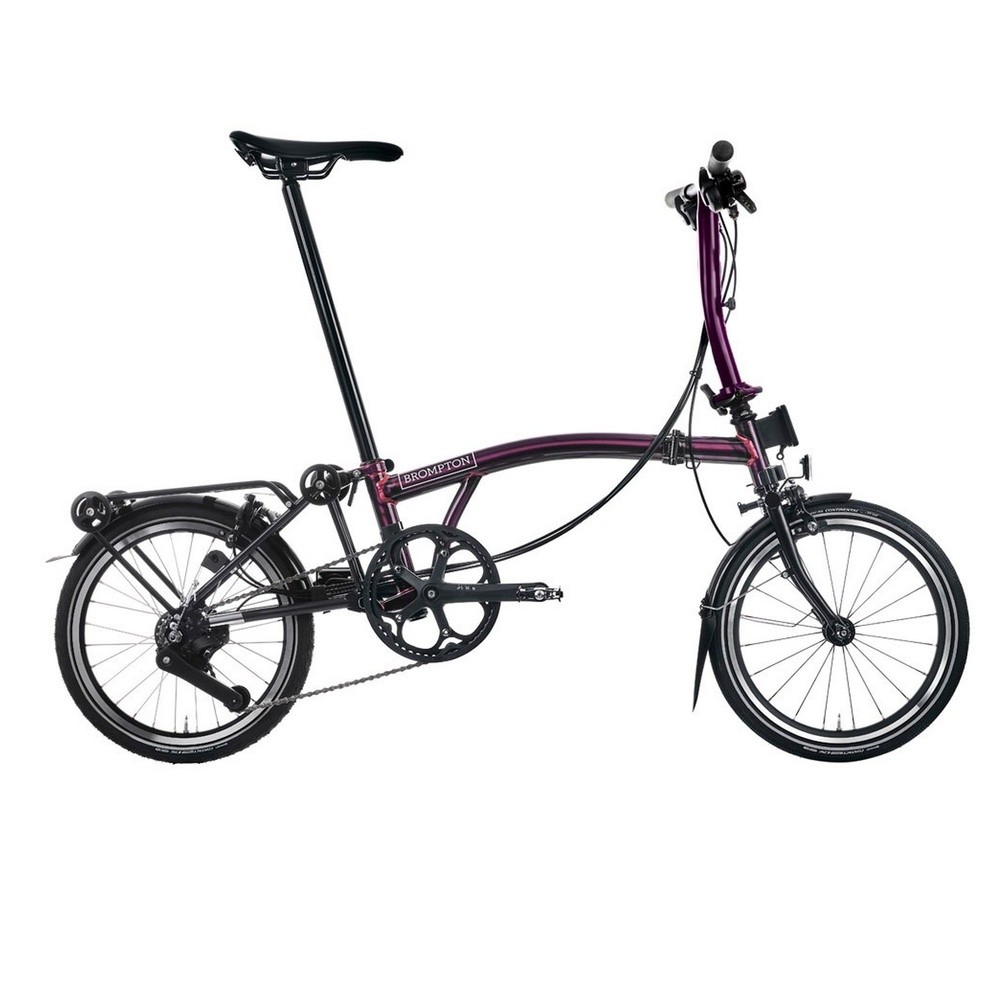 Brompton P Line 12-speed Folding Bike With Roller Frame