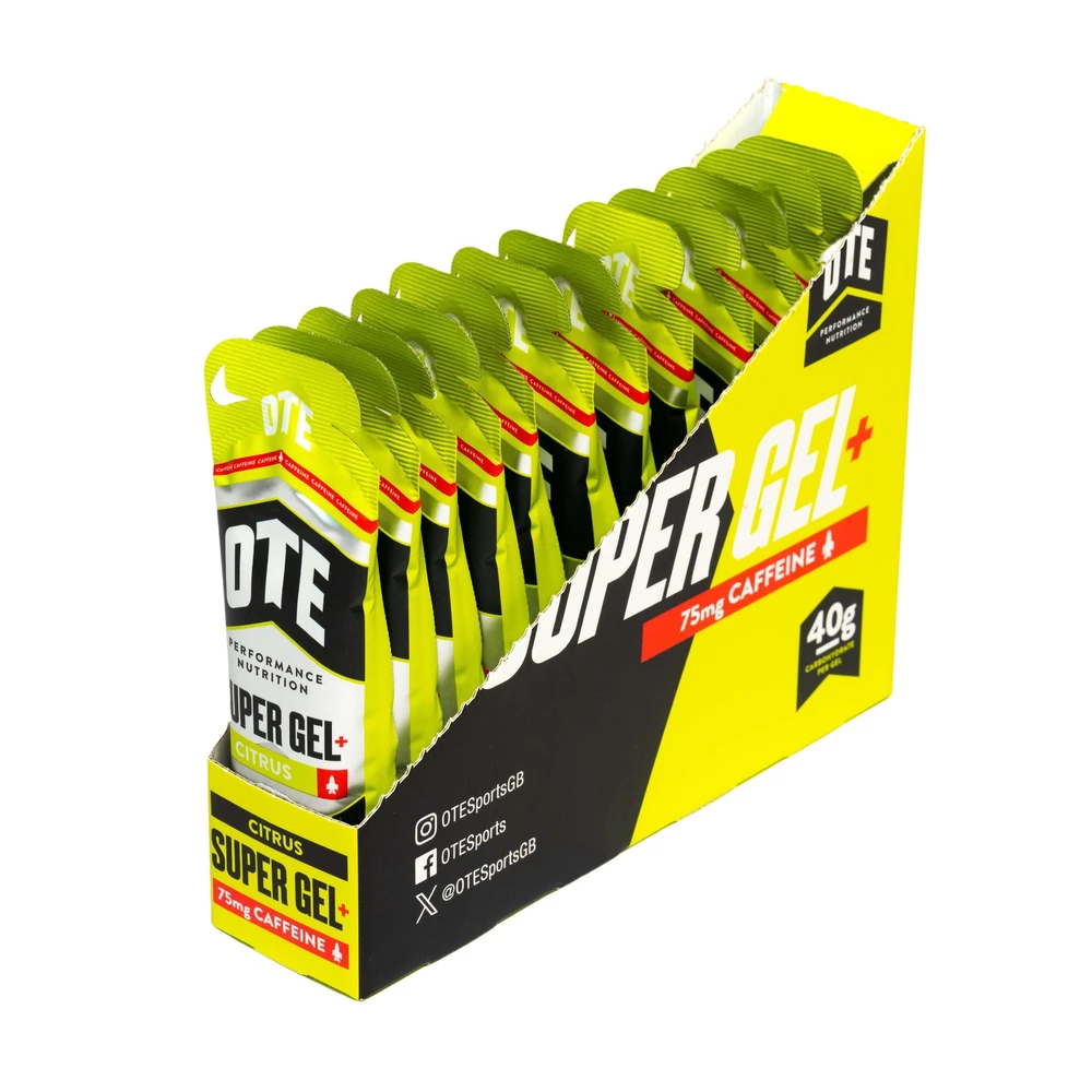 Sigma Sports OTE Super Gel+ 12 x 66g Box | Discount Codes available, easy returns, up to £25 off with Newsletter Signup, FREE Postage over £60