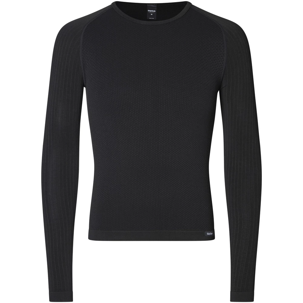 Sigma Sports GripGrab PACR Spring-Autumn Men's Seamless Long Sleeve Cycling Base Layer | Discount Codes available, easy returns, up to £25 off with Newsletter Signup, FREE Postage over £60