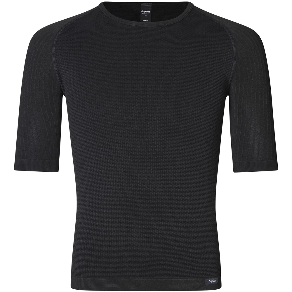 Sigma Sports GripGrab PACR Spring-Autumn Seamless Short Sleeve Base Layer | Discount Codes available, easy returns, up to £25 off with Newsletter Signup, FREE Postage over £60