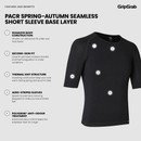 GripGrab PACR Spring-Autumn Seamless Short Sleeve Base Layer