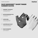 GripGrab PACR InsideGrip™ Short Finger Summer Gloves