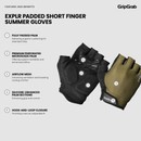GripGrab EXPLR Padded Short Finger Summer Gloves