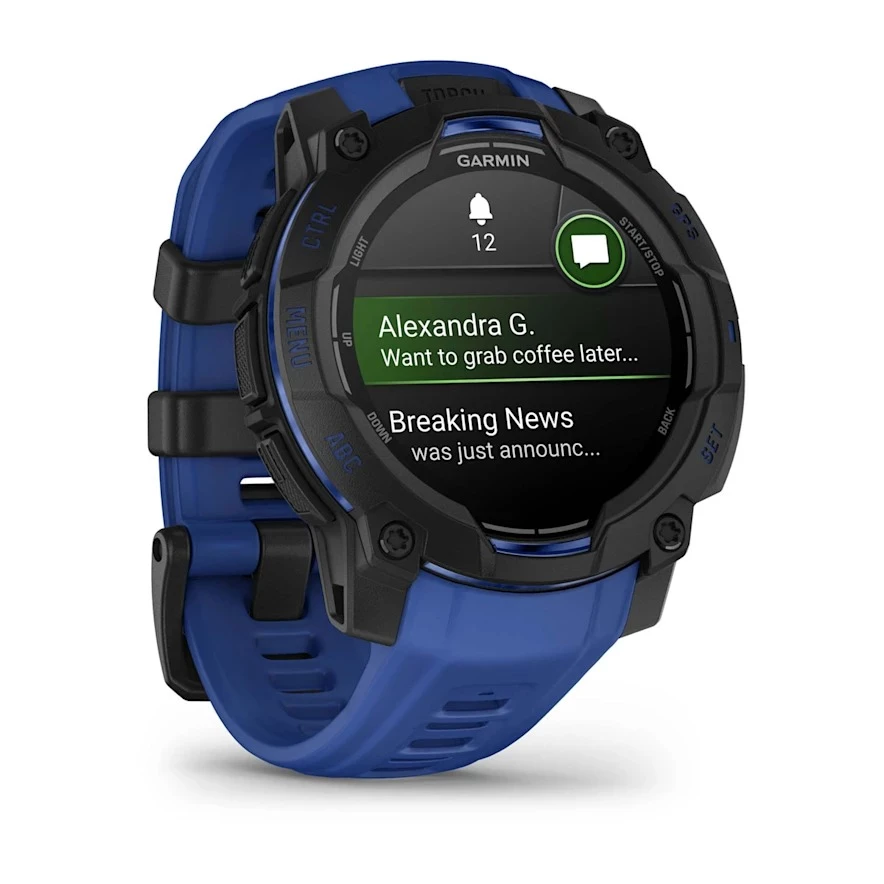 Sigma Sports Garmin Instinct 3 AMOLED 45mm GPS Watch | Discount Codes available, easy returns, up to £25 off with Newsletter Signup, FREE Postage over £60