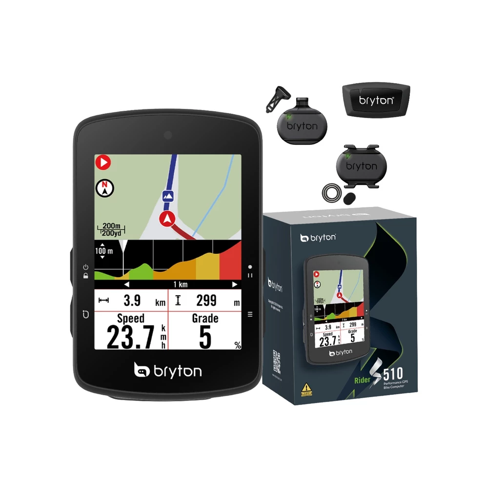 Bryton Rider S810 GPS Cycling Computer + Sensor Bundle | Sigma Sports