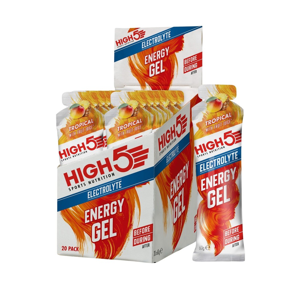 High5 Short Dated: Energy Gels Electrolyte Box Of 20 X60g