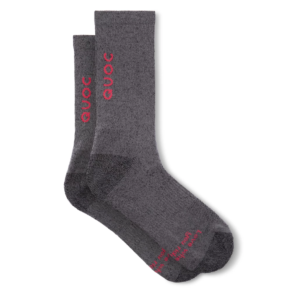 Sigma Sports QUOC Signature Merino Socks | Discount Codes available, easy returns, up to £25 off with Newsletter Signup, FREE Postage over £60